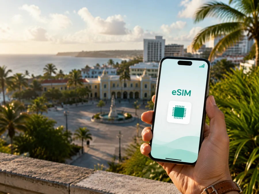eSIM em Hagatna: internet móvel em Guam