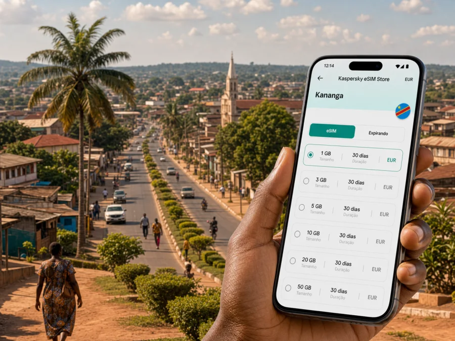 Kananga eSIM: internet móvel para viagem