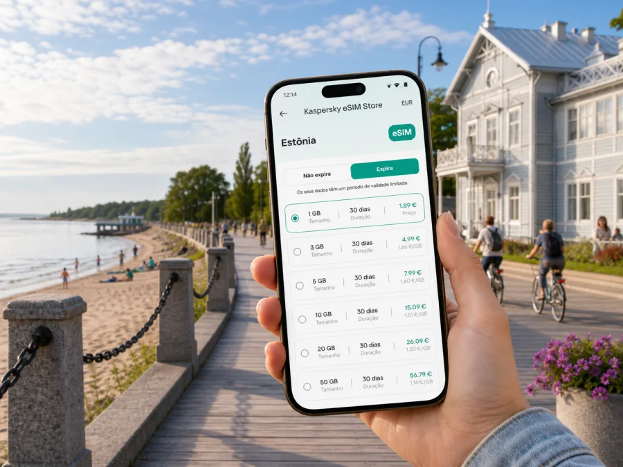 eSIM em Parnu: internet móvel para viajar