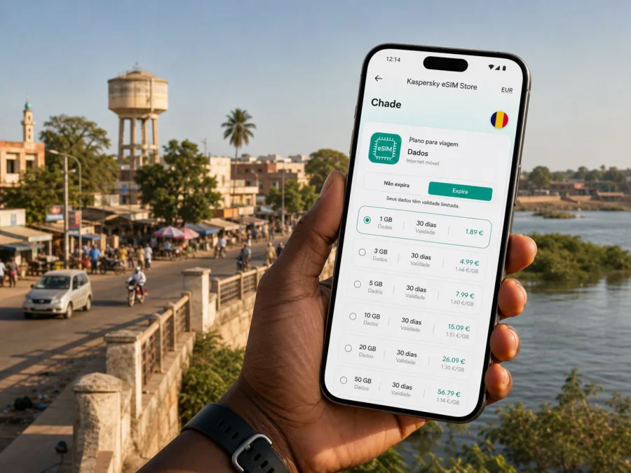 eSIM em Moundou: internet móvel no Chade