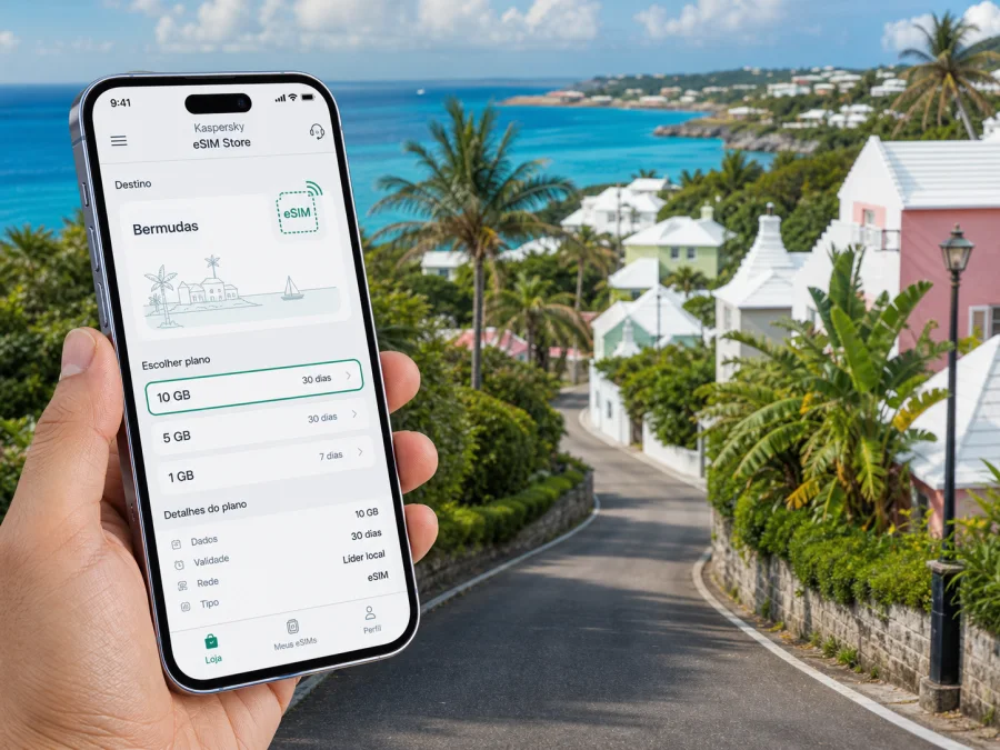 Devonshire eSIM: internet móvel nas Bermudas