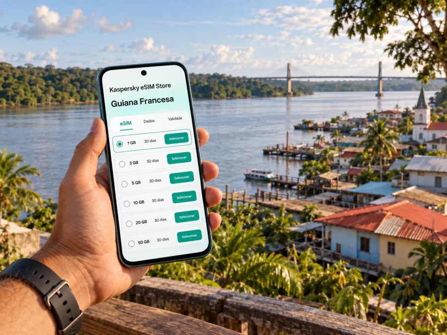 eSIM em Saint-Georges: internet na Guiana Francesa