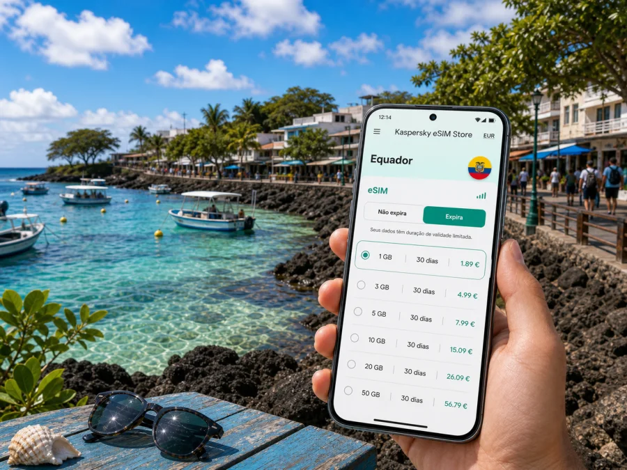 Puerto Ayora eSIM: internet móvel no Equador