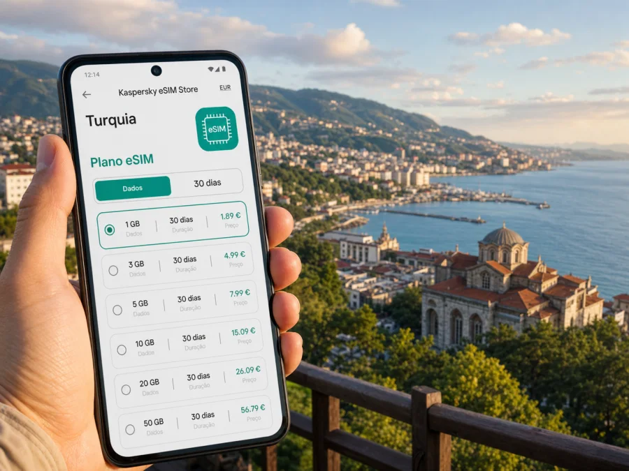 eSIM em Trabzon: internet móvel para viajar