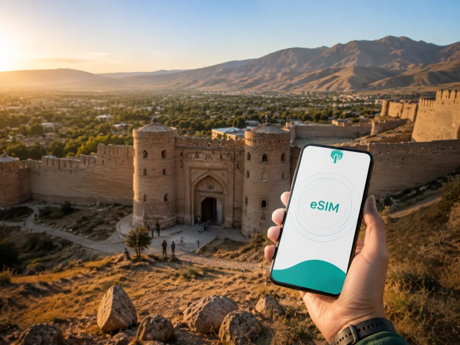 eSIM em Hisor: internet móvel no Tajiquistão