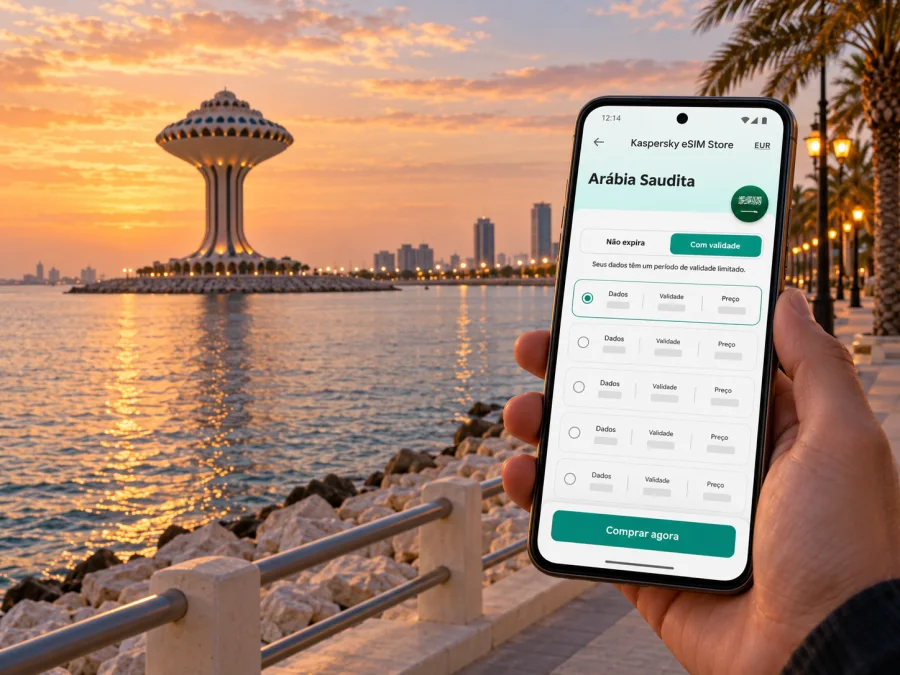 eSIM em Al Khobar: internet na Arábia Saudita