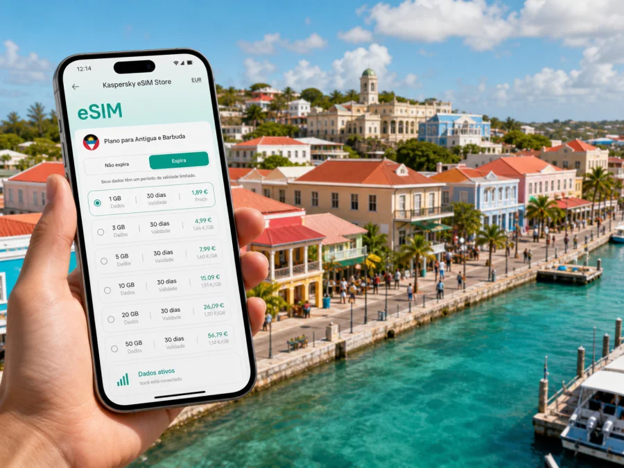 eSIM em St John's: internet móvel para viagem