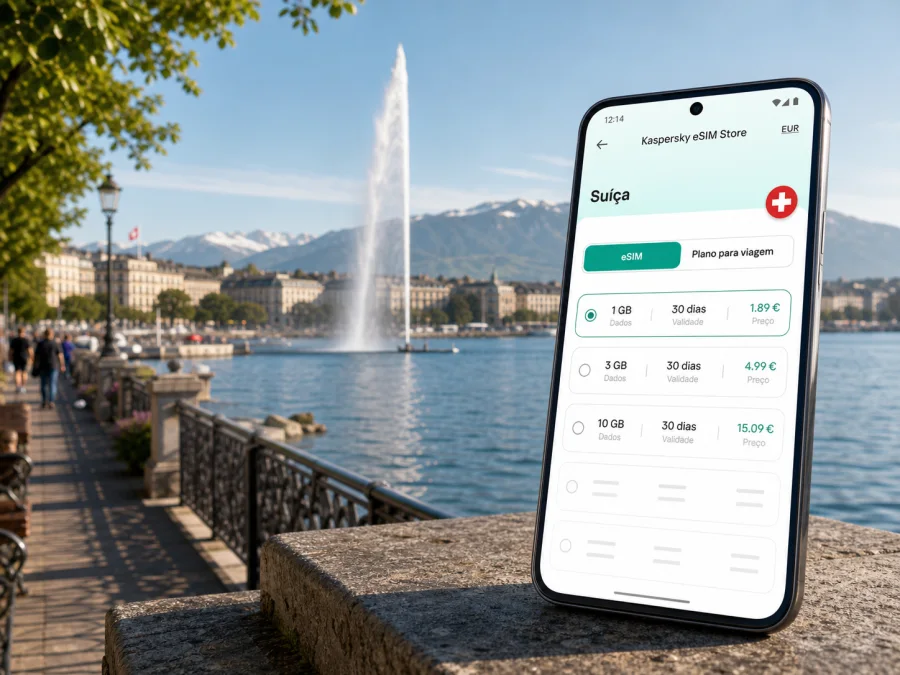 eSIM em Genebra: internet móvel na viagem