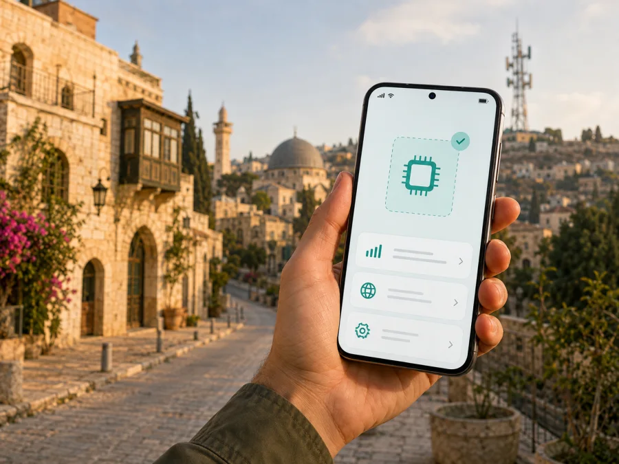 Jawwal eSIM na Palestina: como ativar