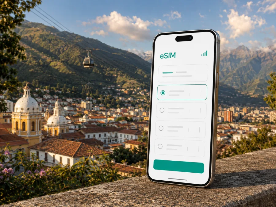 eSIM em Mérida: internet móvel na Venezuela