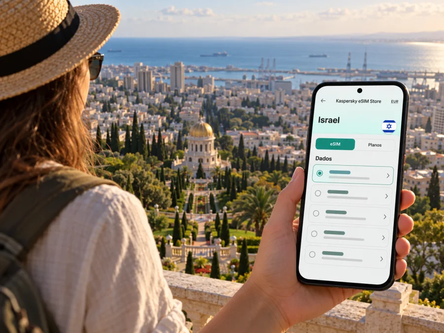 eSIM em Haifa: internet móvel para viajar em Israel