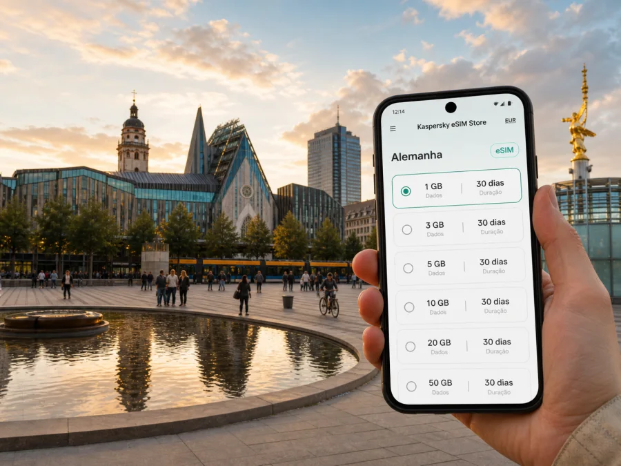 eSIM em Leipzig: conexão móvel e internet