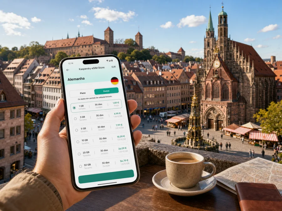 Nuremberg eSIM: internet móvel na viagem