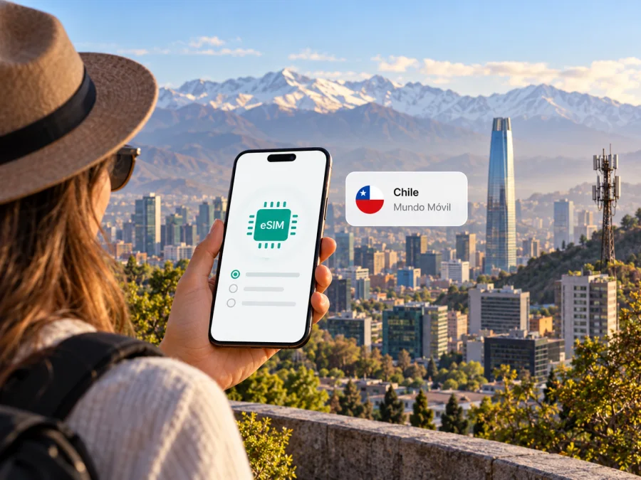 Mundo Móvil eSIM no Chile: o que verificar