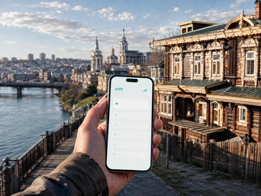eSIM em Irkutsk: internet móvel na Federação Russa