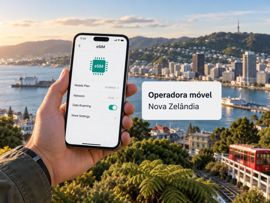 Skinny eSIM na Nova Zelândia: guia para viajar