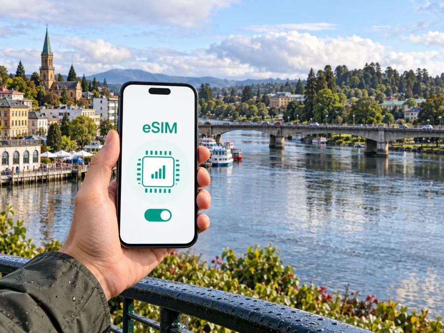 eSIM em Valdívia: internet móvel no Chile