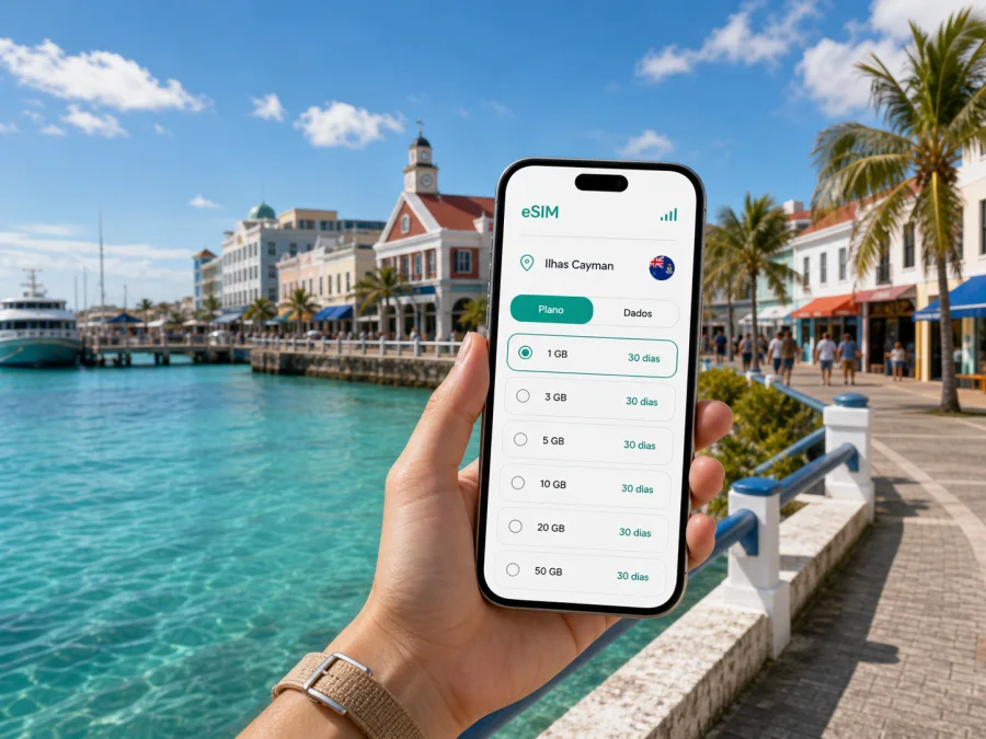 eSIM em George Town: internet para viagem