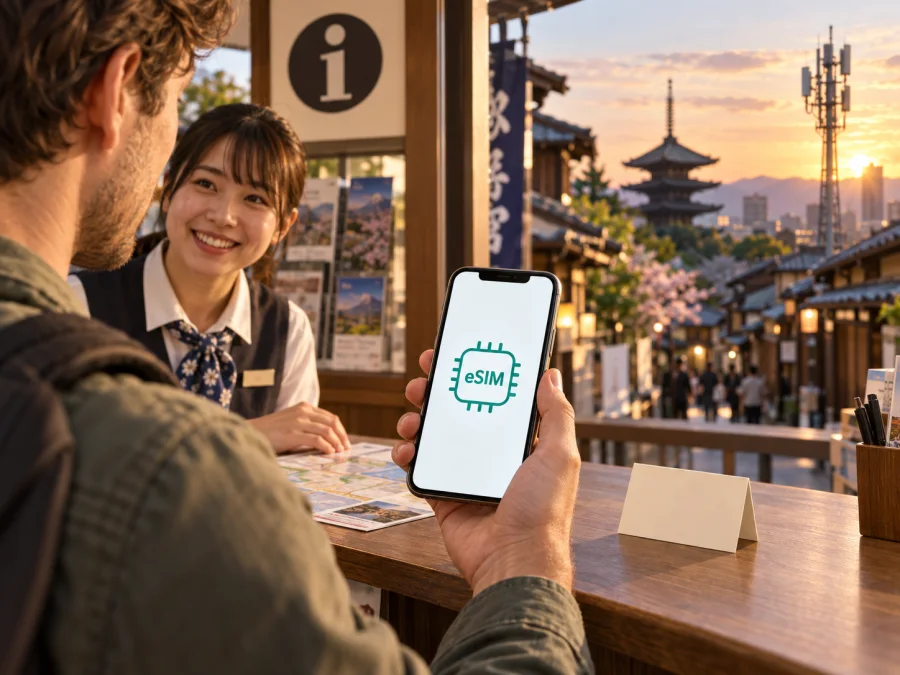 NTT Docomo eSIM no Japão: requisitos