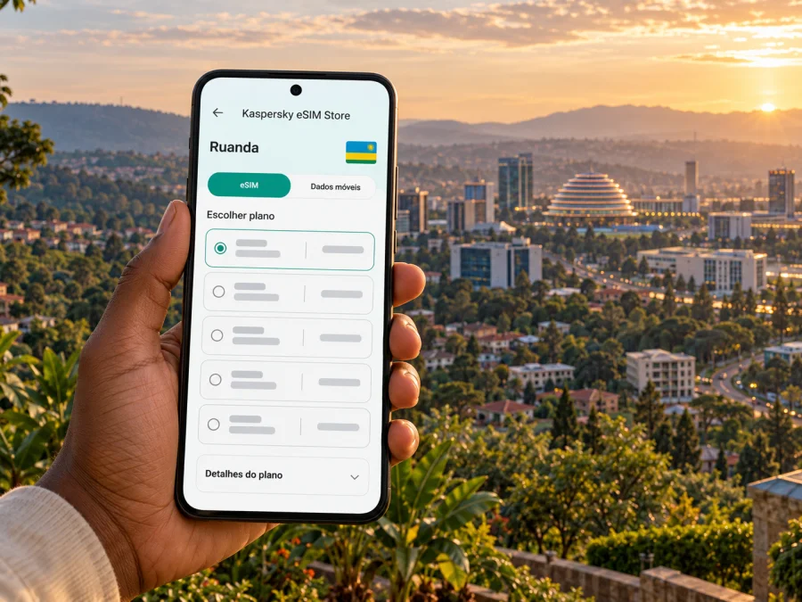 eSIM em Kigali: internet móvel em Ruanda
