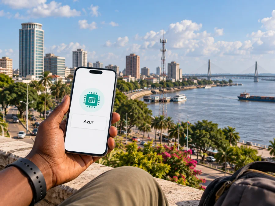 Azur eSIM na República do Congo: o que verificar