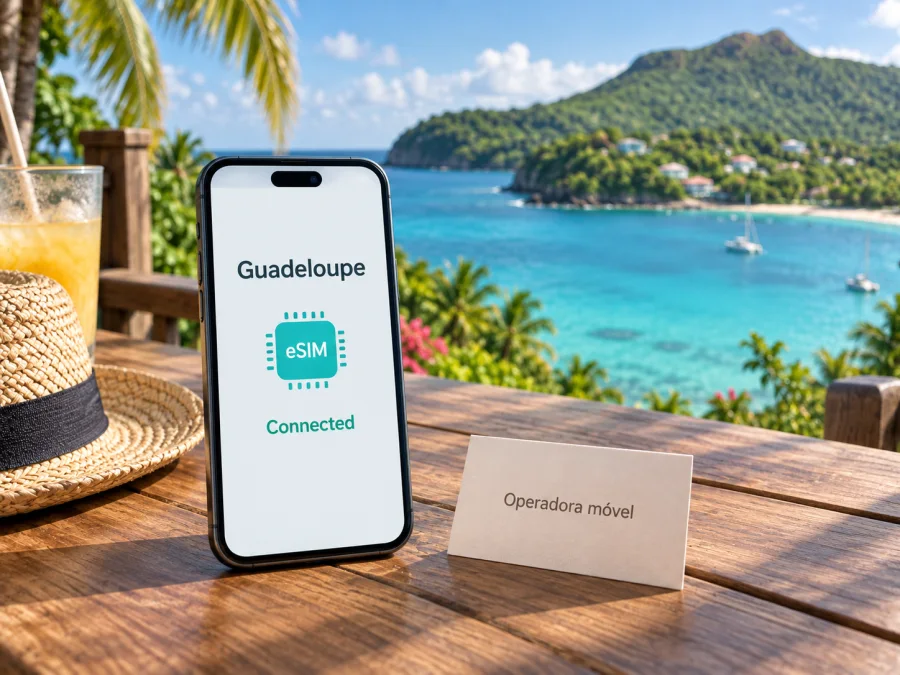 SFR Caraïbe eSIM em Guadalupe: como ativar