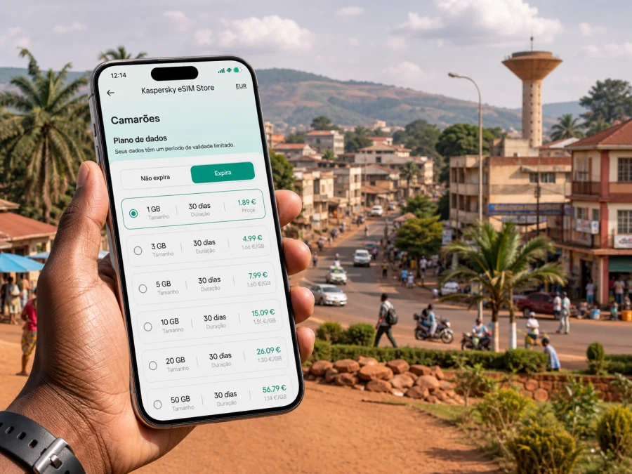 eSIM em Ngaoundere: conexão móvel e internet