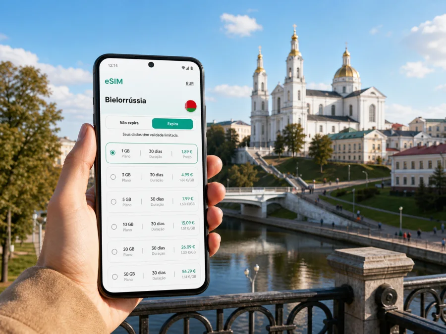 eSIM em Vitebsk: internet móvel para viajar
