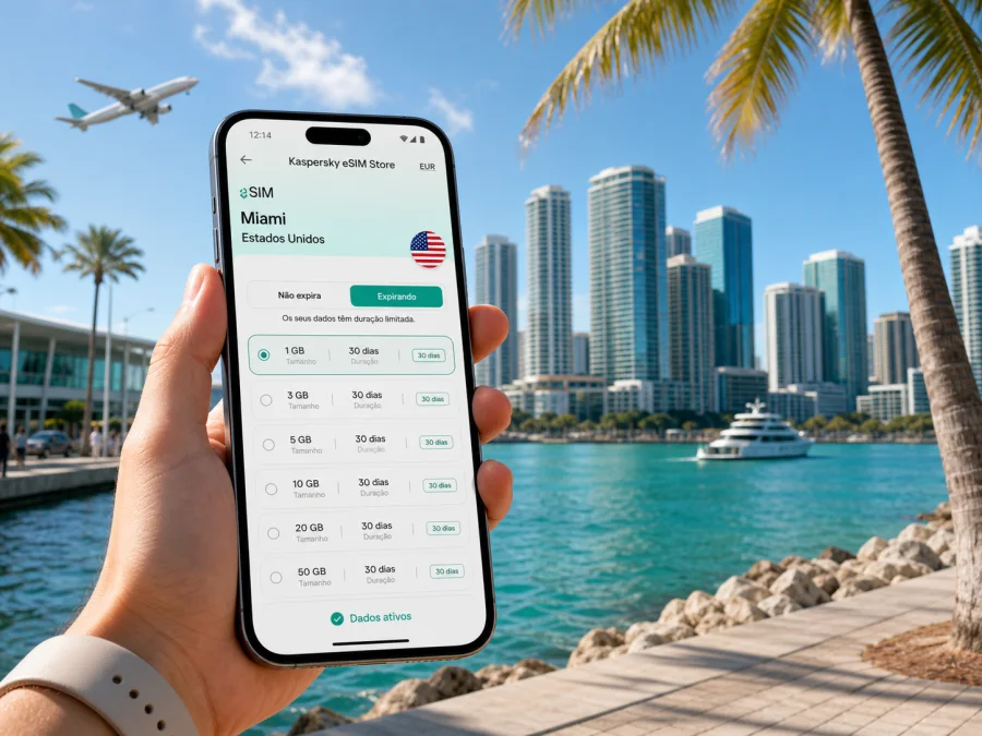 eSIM em Miami: internet para viagem