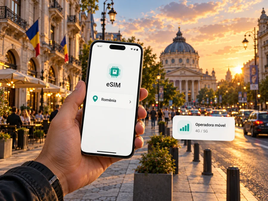 Vodafone eSIM na Romênia: o que viajantes precisam saber