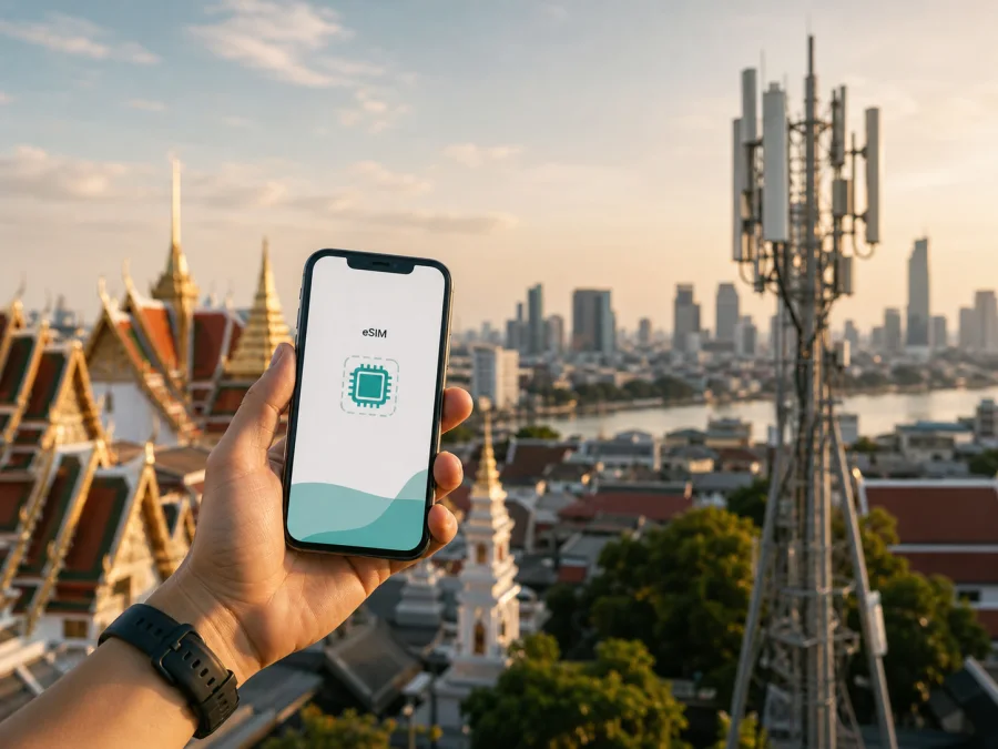 AIS or Advanced Info Service eSIM na Tailândia