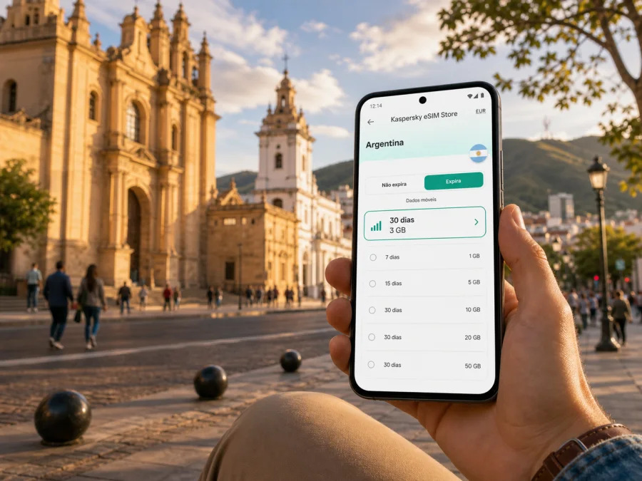 eSIM em Córdoba: internet móvel na Argentina