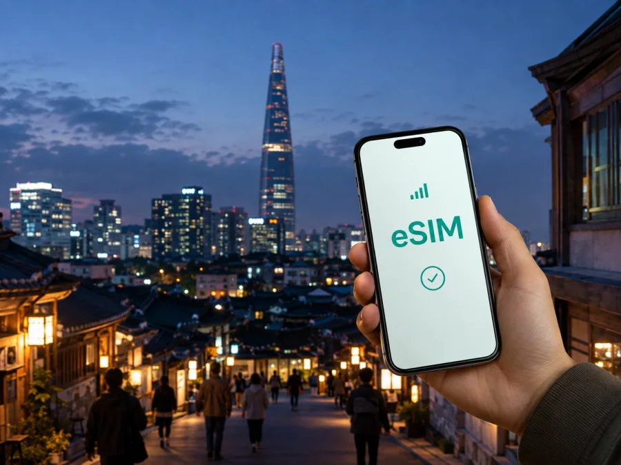 eSIM em Seul: internet móvel na Coreia do Sul