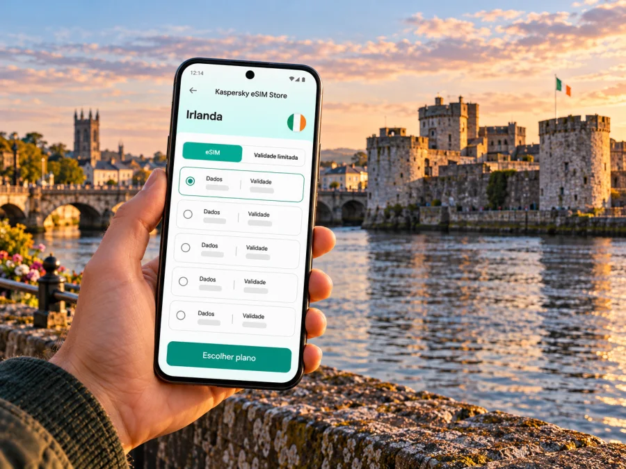 eSIM em Limerick: internet móvel na Irlanda