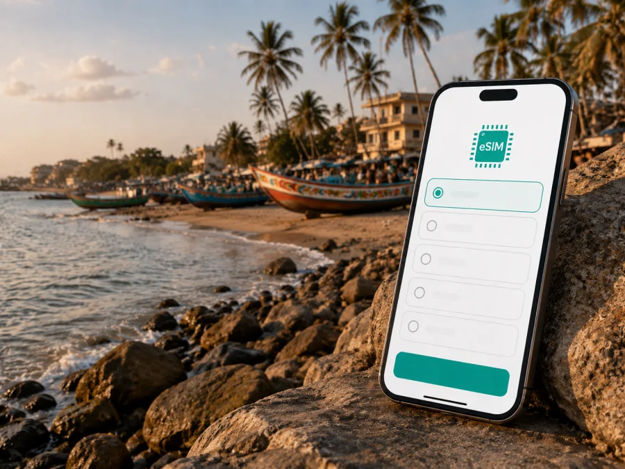 eSIM para Bakau: internet móvel na Gâmbia