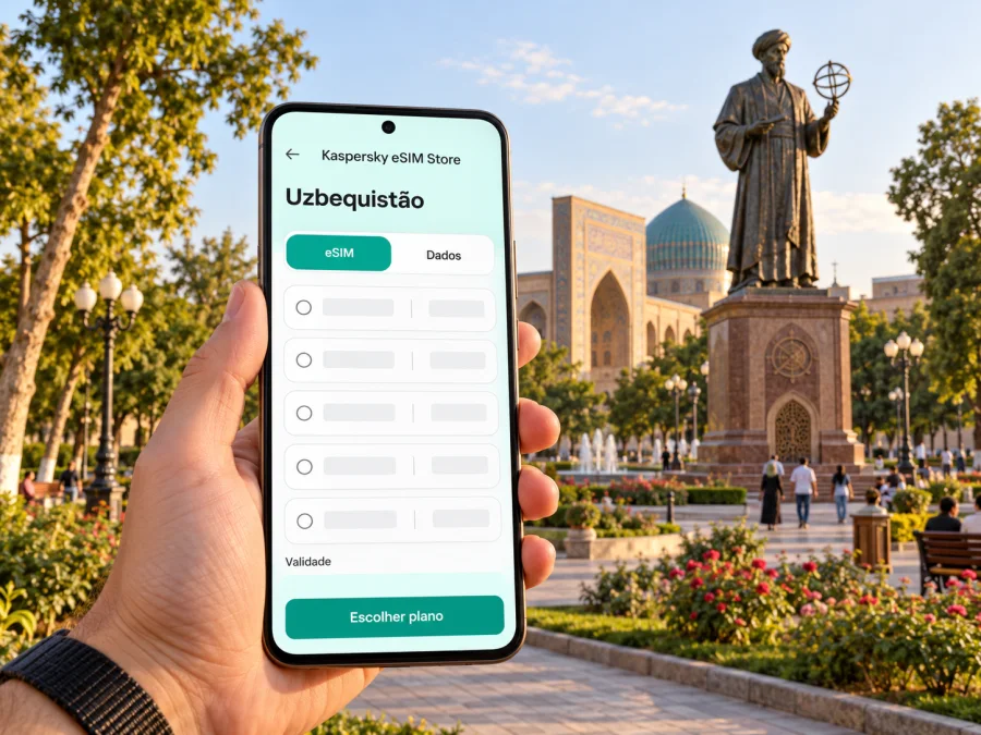eSIM em Fergana: internet móvel no Uzbequistão