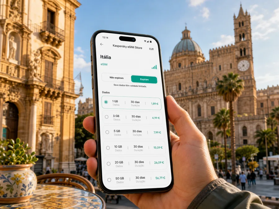 eSIM em Palermo: internet móvel para viajar