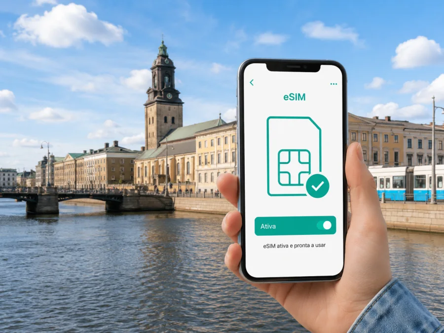 eSIM em Gotemburgo, Suécia | Kaspersky