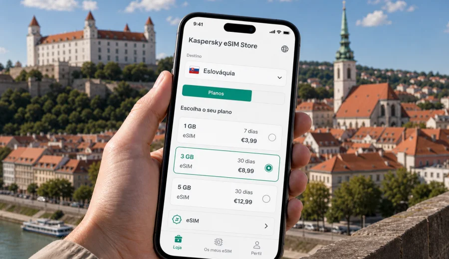 eSIM na Eslováquia: internet para viagem