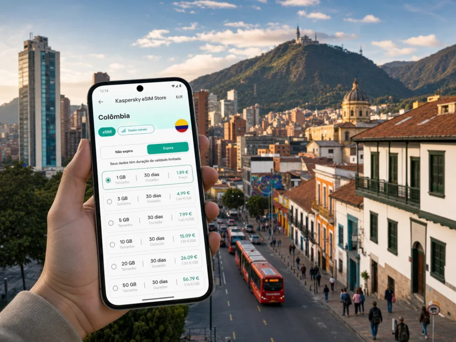 eSIM em Bogotá: internet e conexão móvel