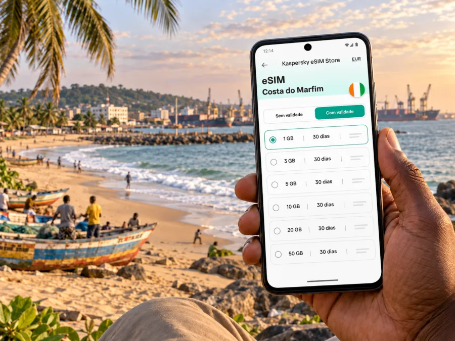 eSIM em San Pedro: internet móvel na Costa do Marfim