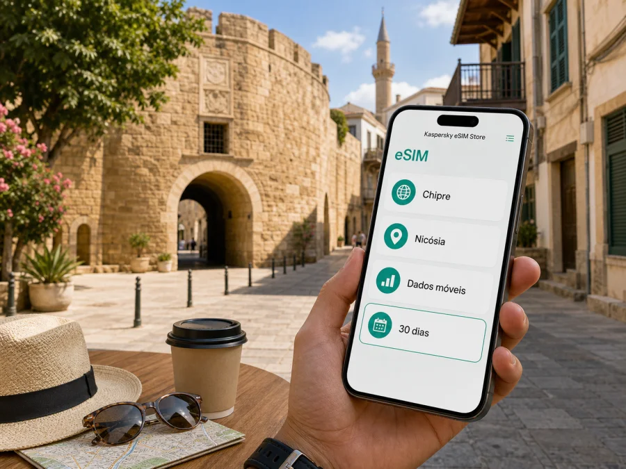 eSIM em Nicósia: internet móvel em Chipre