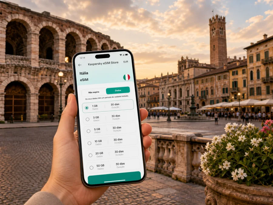 eSIM em Verona: internet móvel para a viagem
