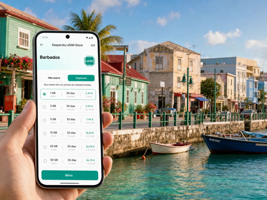 Speightstown eSIM: internet móvel em Barbados