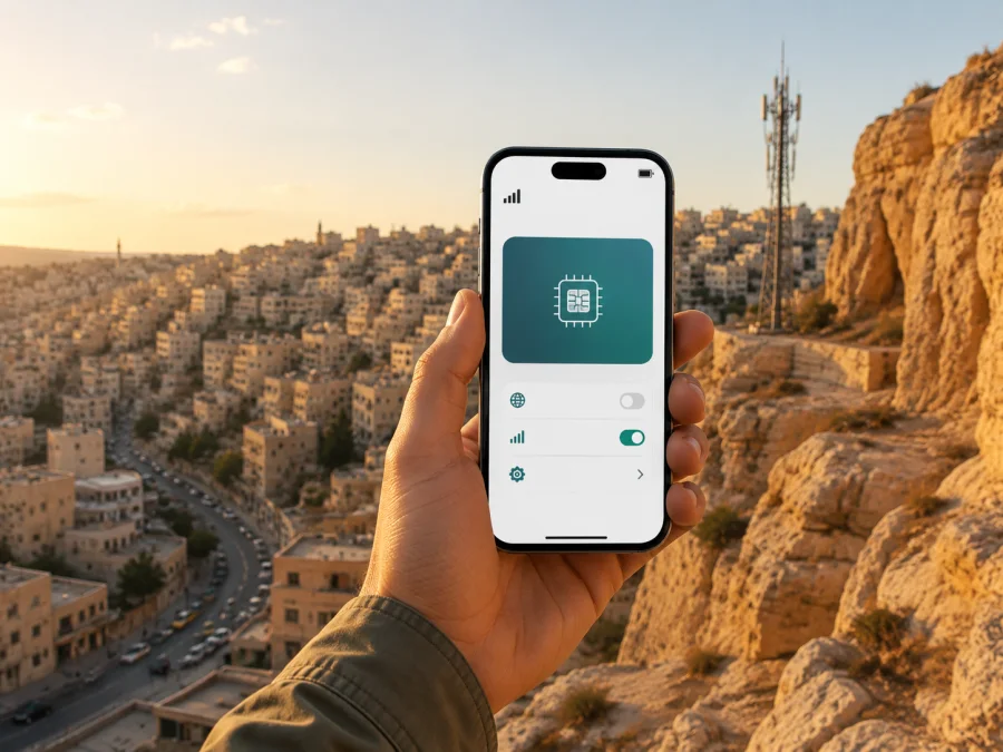 Zain Jordan eSIM na Jordânia: o que verificar
