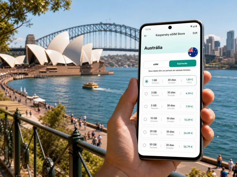 eSIM em Sydney: internet e conexão móvel