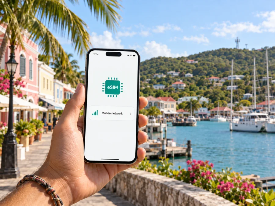 Digicel eSIM em Antígua e Barbuda: guia para viajantes