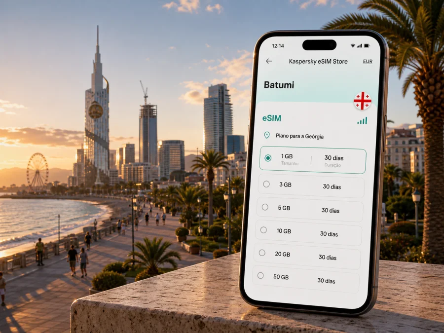 eSIM em Batumi: internet móvel na cidade