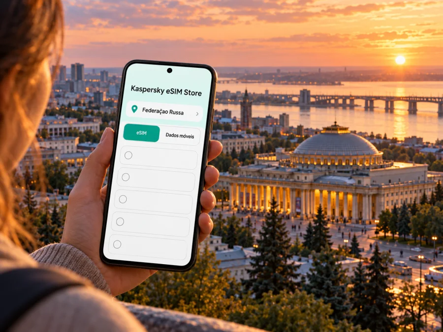 eSIM em Novosibirsk: internet e conexão móvel