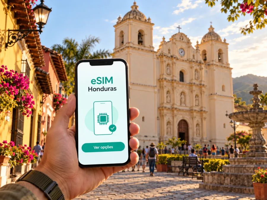 eSIM em Comayagua: internet móvel em Honduras